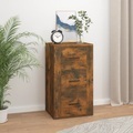 vidaXL, vidaXL Sideboard Räuchereiche 40x33x70 cm Holzwerkstoff