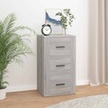vidaXL, vidaXL Sideboard Grau Sonoma 40x33x70 cm Holzwerkstoff
