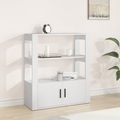 vidaXL, vidaXL Sideboard Weiß 80x30x90 cm Holzwerkstoff