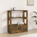 vidaXL, vidaXL Sideboard Räuchereiche 80x30x90 cm Holzwerkstoff