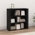 vidaXL, vidaXL Sideboard Schwarz 80x30x80 cm Holzwerkstoff