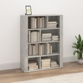 vidaXL, vidaXL Sideboard Betongrau 80x30x106 cm Holzwerkstoff