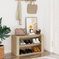 vidaXL, vidaXL Schuhregal Sonoma-Eiche 75x35x45 cm Holzwerkstoff