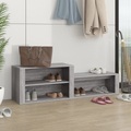 vidaXL, vidaXL Schuhschrank Grau Sonoma 150x35x45 cm Holzwerkstoff