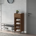vidaXL, vidaXL Schuhregal Braun Eichen-Optik 40x36x105 cm Holzwerkstoff