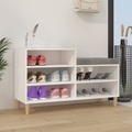 vidaXL, vidaXL Schuhregal Weiß 102x36x60 cm Holzwerkstoff
