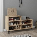 vidaXL, vidaXL Schuhregal Sonoma-Eiche 102x36x60 cm Holzwerkstoff