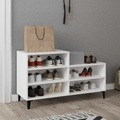 vidaXL, vidaXL Schuhregal Weiß 102x36x60 cm Holzwerkstoff