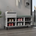 vidaXL, vidaXL Schuhregal Grau Sonoma 102x36x60 cm Holzwerkstoff