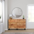 vidaXL, vidaXL Sideboards 2 Stk. 60x33x75 cm Massivholz Akazie