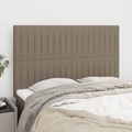 vidaXL, vidaXL Kopfteile 4 Stk. Taupe 72x5x78/88 cm Stoff