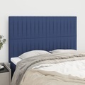 vidaXL, vidaXL Kopfteile 4 Stk. Blau 72x5x78/88 cm Stoff