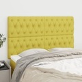 vidaXL, vidaXL Kopfteile 4 Stk. Grün 72x7x78/88 cm Stoff