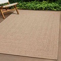 vidaXL, vidaXL Teppich ZIZUR 80x250 cm Jute-Optik Indoor und Outdoor
