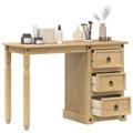 vidaXL, vidaXL Schminktisch Corona 110x50x75 cm Massivholz Kiefer
