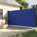 vidaXL, vidaXL Seitenmarkise Ausziehbar Blau 220x300 cm