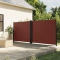 vidaXL, vidaXL Seitenmarkise Ausziehbar Braun 160x600 cm