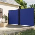 vidaXL, vidaXL Seitenmarkise Ausziehbar Blau 200x600 cm