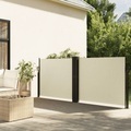 vidaXL, vidaXL Seitenmarkise Ausziehbar Creme 140x1200 cm