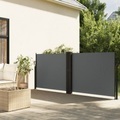 vidaXL, vidaXL Seitenmarkise Ausziehbar Anthrazit 140x1200 cm
