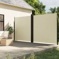 vidaXL, vidaXL Seitenmarkise Ausziehbar Creme 220x1000 cm