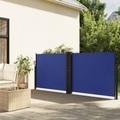 vidaXL, vidaXL Seitenmarkise Ausziehbar Blau 140x1000 cm