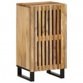 vidaXL, vidaXL Sideboard 40x34x75 cm Raues Massives Mangoholz