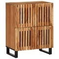 vidaXL, vidaXL Sideboard 60x34x75 cm Massivholz Akazie