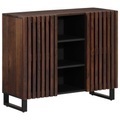 vidaXL, vidaXL Sideboard Braun 90x34x75 cm Massivholz Mango