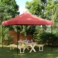 vidaXL, vidaXL Partyzelt Faltbar Pop-Up Burgunderrot 292x292x315 cm