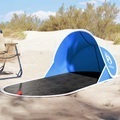 vidaXL, vidaXL Strandzelt Azurblau Pop-Up Wasserdicht