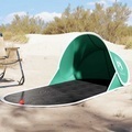 vidaXL, vidaXL Strandzelt Seegrün Pop-Up Wasserdicht