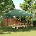 vidaXL, vidaXL Partyzelt Faltbar Pop-Up Grün 410x279x315 cm