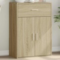 vidaXL, vidaXL Sideboard Sonoma-Eiche 60x30x84 cm Holzwerkstoff