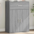 vidaXL, vidaXL Sideboard Grau Sonoma 60x30x84 cm Holzwerkstoff