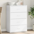 vidaXL, vidaXL Sideboard Weiß 60x31x84 cm Holzwerkstoff