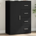 vidaXL, vidaXL Sideboard Schwarz 60x31x84 cm Holzwerkstoff
