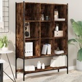 vidaXL, vidaXL Bücherregal Räuchereiche 102x30x141,5 cm Holzwerkstoff