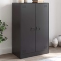 vidaXL, vidaXL Sideboard Schwarz 67x39x107 cm Stahl