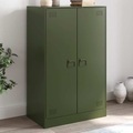 vidaXL, vidaXL Sideboard Olivgrün 67x39x107 cm Stahl