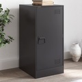 vidaXL, vidaXL Sideboard Schwarz 34,5x39x73 cm Stahl