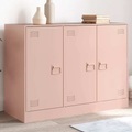 vidaXL, vidaXL Sideboard Rosa 99x39x73 cm Stahl