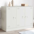 vidaXL, vidaXL Sideboard Weiß 99x39x73 cm Stahl