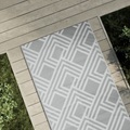 vidaXL, vidaXL Outdoor-Teppich Grau 80x250 cm PP