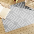 vidaXL, vidaXL Outdoor-Teppich Grau 140x200 cm PP