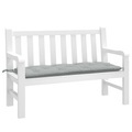 vidaXL, vidaXL Gartenbank-Auflage Melange Hellgrau 120x50x7 cm Stoff
