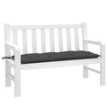 vidaXL, vidaXL Gartenbank-Auflage Melange Anthrazit 120x50x7 cm Stoff