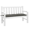 vidaXL, vidaXL Gartenbank-Auflage Melange Dunkelgrau 120x50x7 cm Stoff