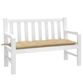 vidaXL, vidaXL Gartenbank-Auflage Melange Beige 120x50x7 cm Stoff