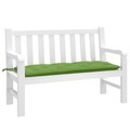 vidaXL, vidaXL Gartenbank-Auflage Melange Grün 120x50x7 cm Stoff